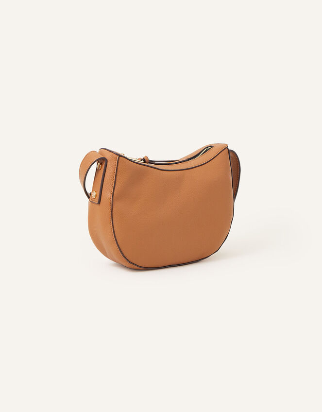 Scoop Cross-Body Bag, Tan (TAN), large