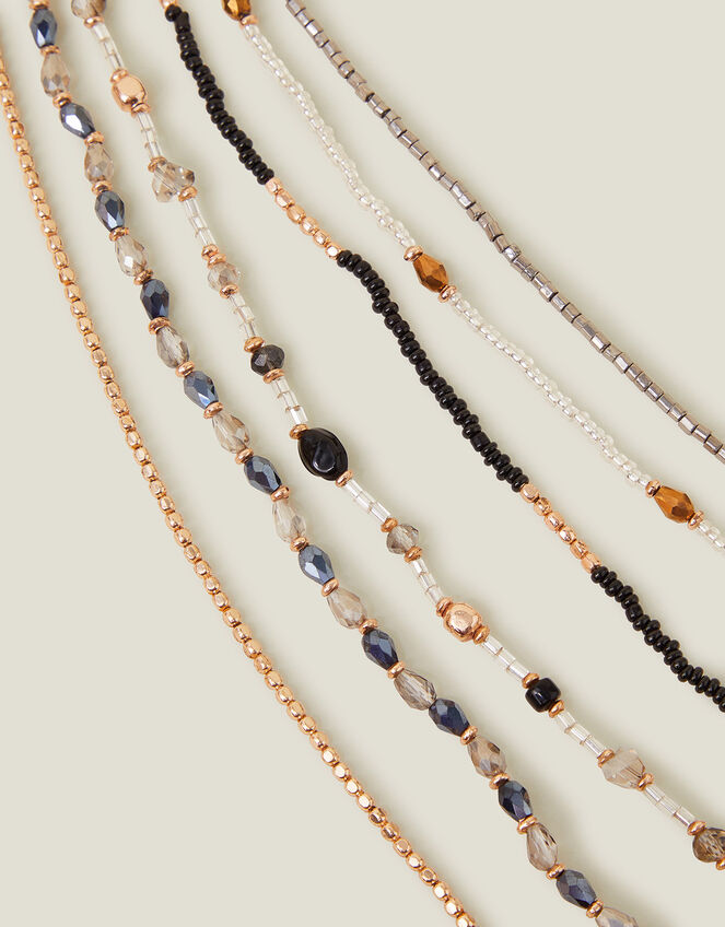 Layered Beaded Necklace, , large