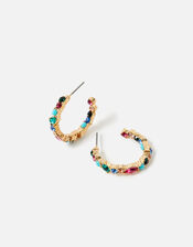 Feel Good Eclectic Stone Hoops, , large