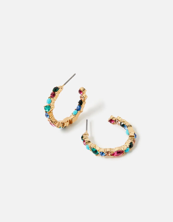 Feel Good Eclectic Stone Hoops, , large