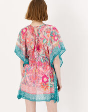 Mozambique Chiffon Kaftan, Multi (BRIGHTS-MULTI), large
