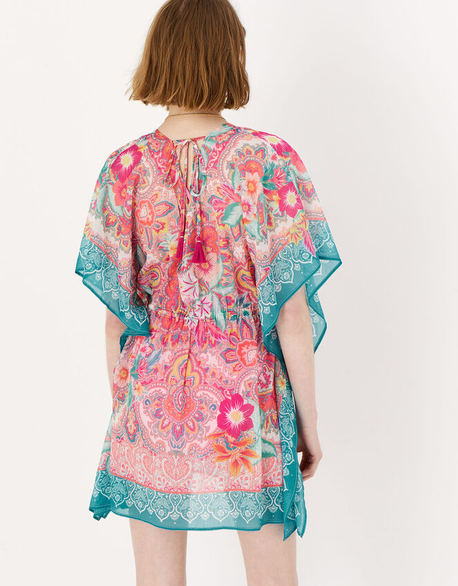 Mozambique Chiffon Kaftan, Multi (BRIGHTS-MULTI), large