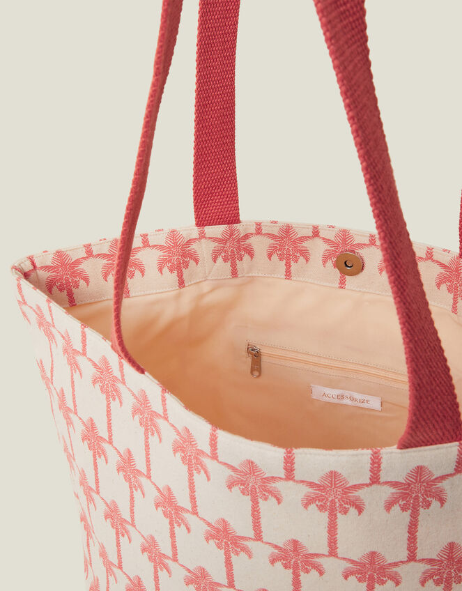 Palm Print Shopper Bag, , large