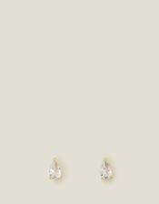 14ct Gold-Plated Pear Studs, , large