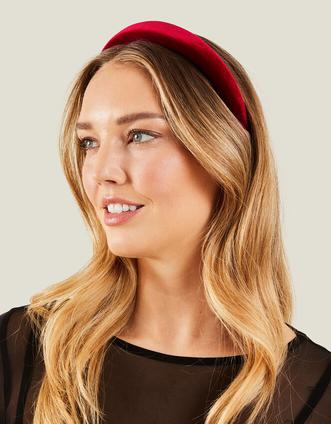 Velvet Padded Headband Alice bands Accessorize Global