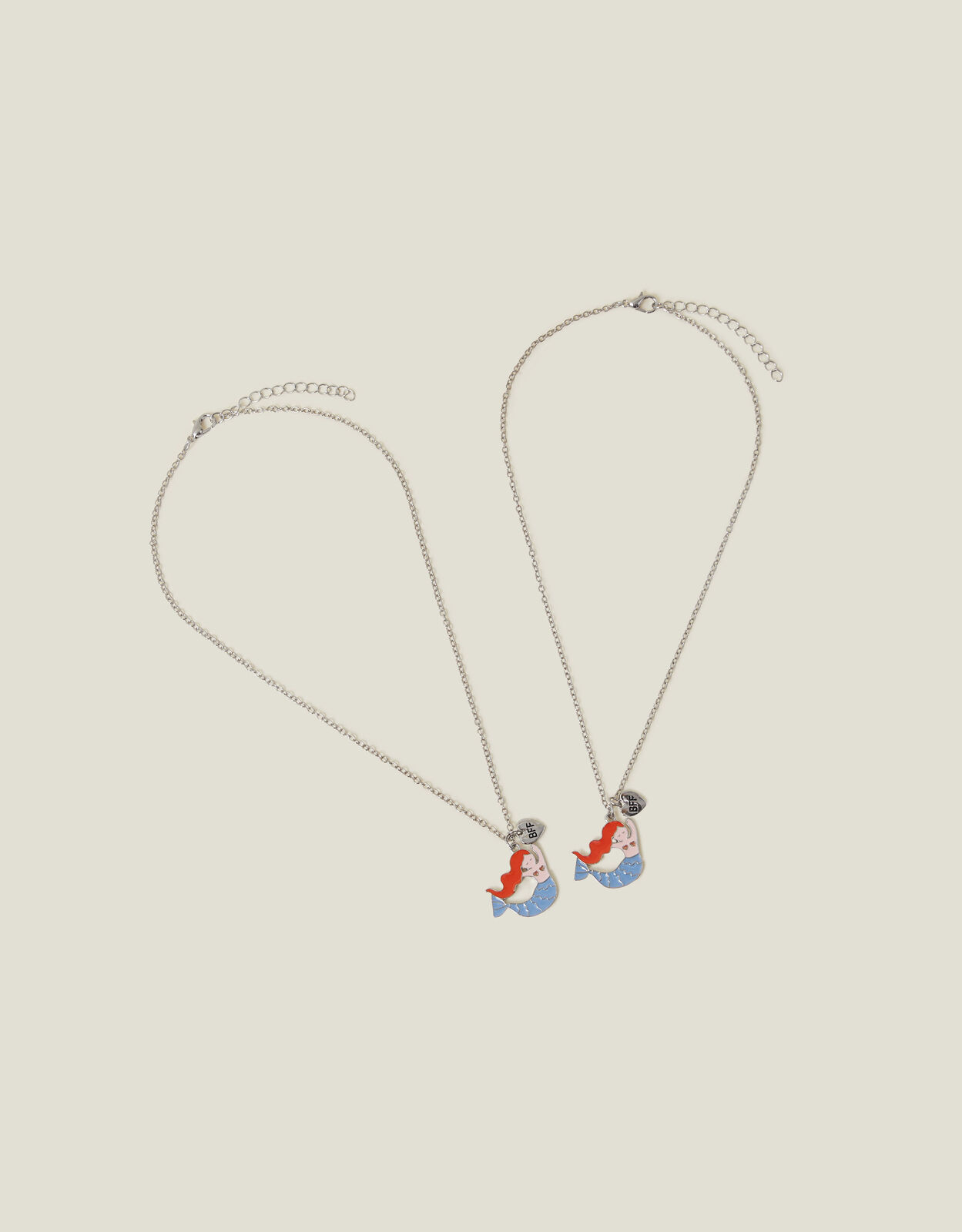 Mermaid best friend necklaces on sale