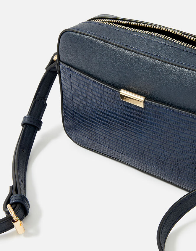 Piper Camera Cross-Body Bag, Blue (NAVY), large