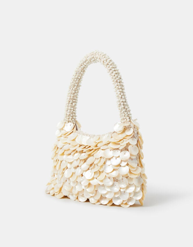 Mother of Pearl Beaded Bag, , large