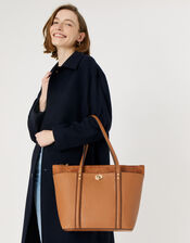 Maddox Tote Bag, Tan (TAN), large