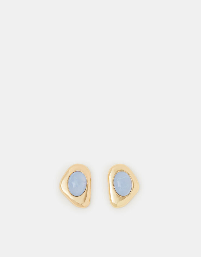 Organic Statement Stud Earrings, , large
