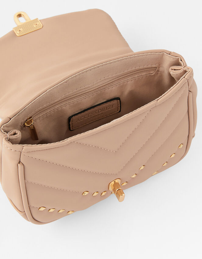 Studded Cross-Body Bag , Pink (PINK), large