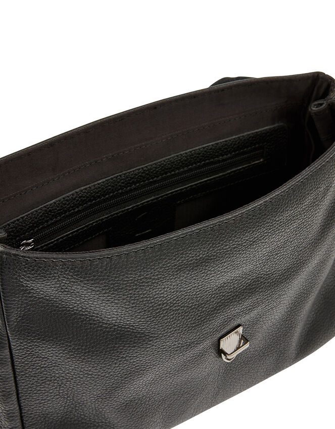 Georgia Leather Chain Trim Bag, , large