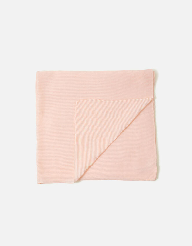 Glitter Pleat Scarf, Pink (PALE PINK), large