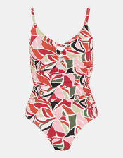 Abstract Cut Out Swimsuit, Multi (MULTI), large