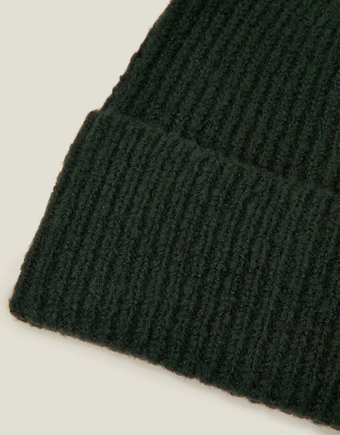 Soho Knit Beanie Hat, Green (GREEN), large