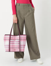 Check Tote Bag, , large