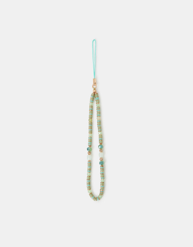 Disc Beaded Phone Charm, , large