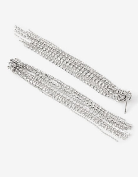 Knotted Cupchain Drop Earrings, , large