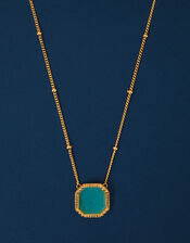 14ct Gold-Plated Quartz Healing Necklace, , large