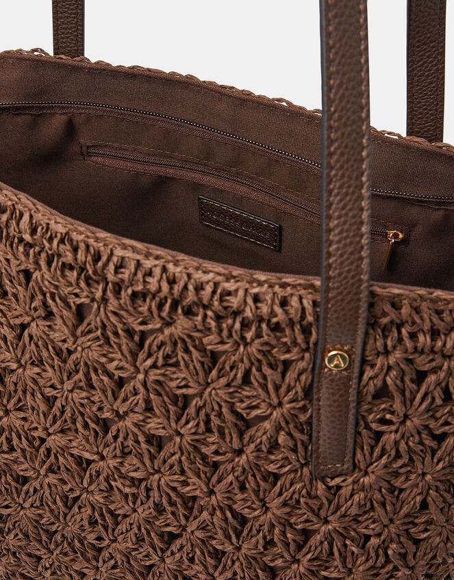 Raffia Tote Bag, , large