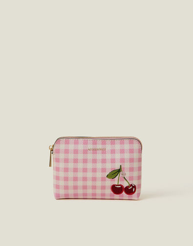 Embroidered Cherry Coin Purse, , large