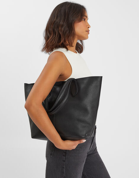 Leather Tote Bag, , large