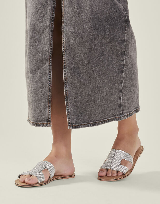 Sparkle Cut-Out Sliders, Silver (SILVER), large