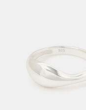 Sterling Silver Molten Ring, Silver (ST SILVER), large