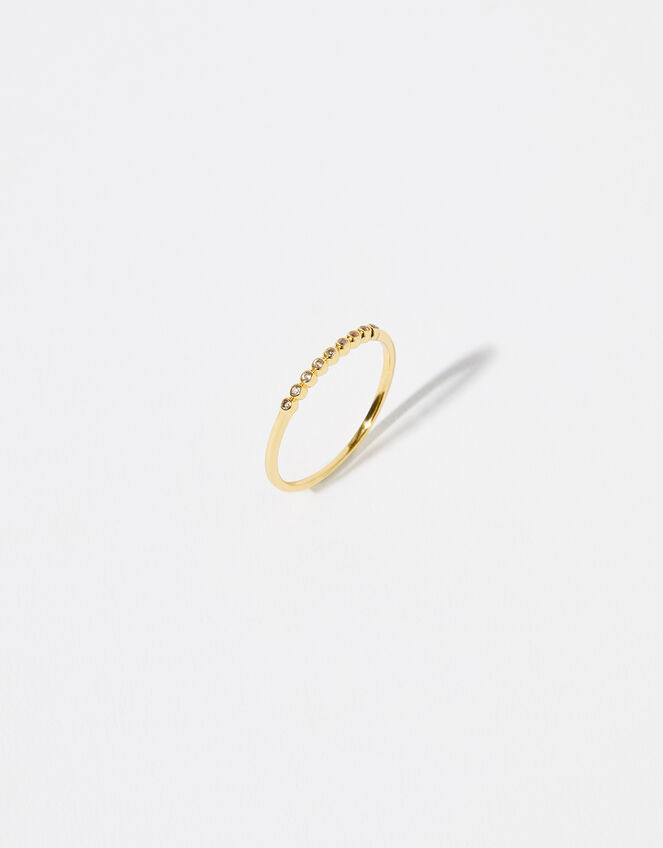 Gold Vermeil White Topaz Ring, Gold (GOLD), large
