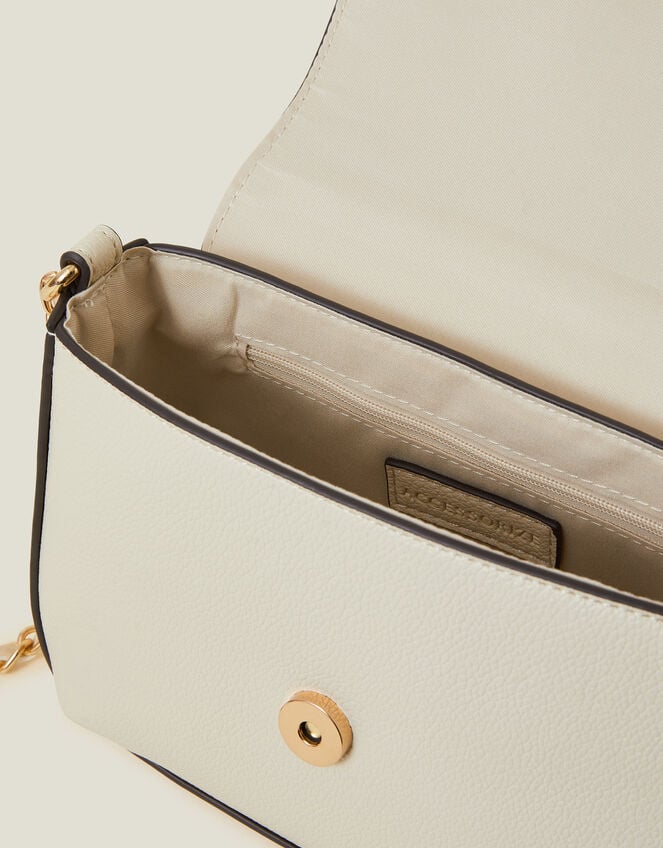 Top Handle Cross-Body Bag, Nude (NUDE), large