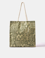 Foil Print Beach Bag, , large