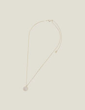 Sterling Silver-Plated Pendant Necklace, , large