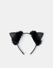 Halloween Cat Ears Headband, , large