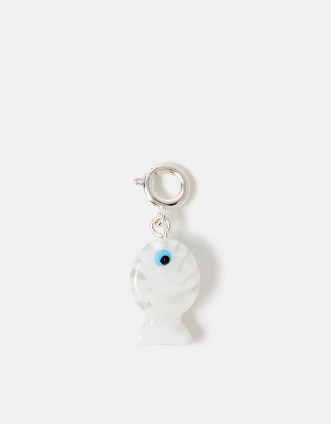 Glass Fish Jewellery Charm, , large