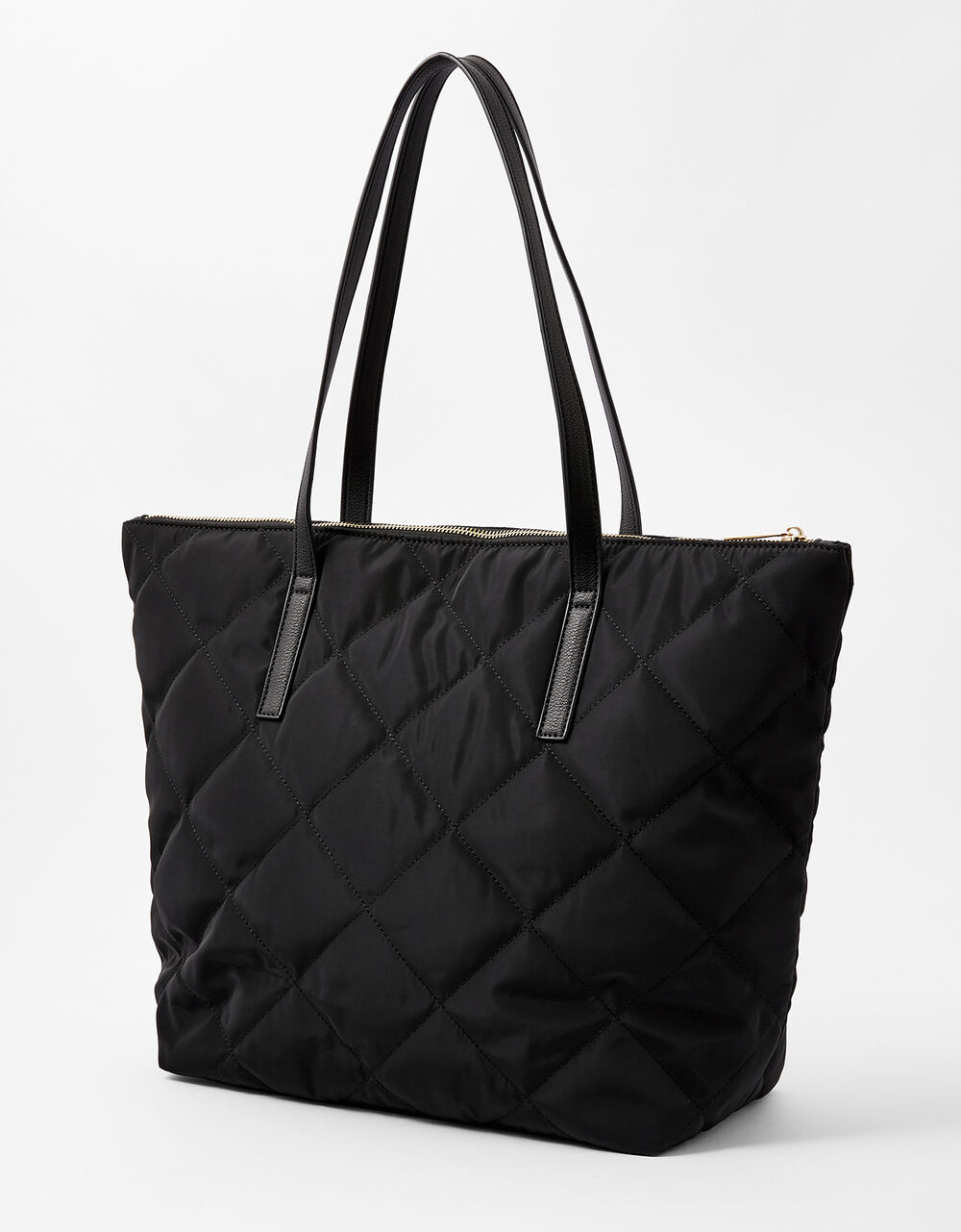Tilly Quilted Tote Bag Black Tote & Shopper bags Accessorize UK