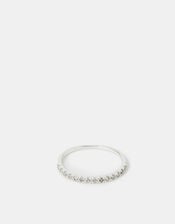 Sterling Silver Eternity Ring, Silver (SILVER), large