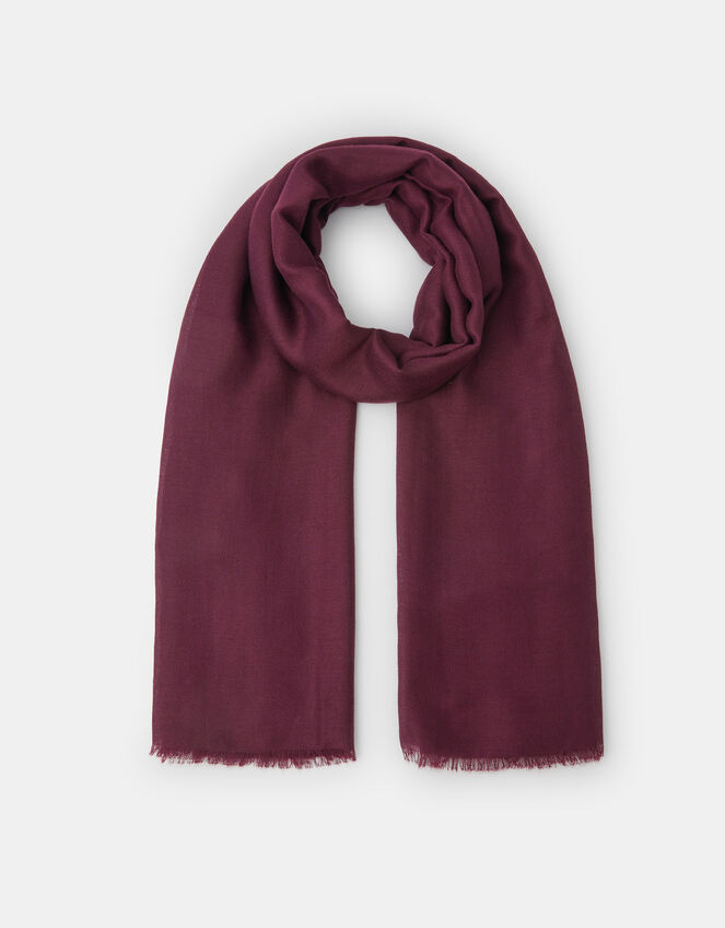 Plain Lightweight Scarf, , large