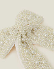 Statement Pearl Hair Bow, , large