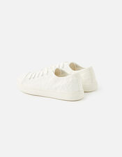 Broderie Trainers, White (WHITE), large