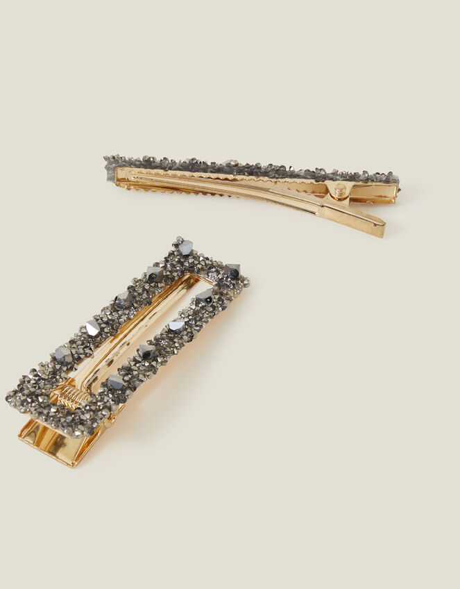 Sparkle Hair Clips Set of Two, , large