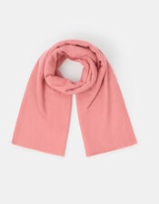 Super Soft Plain Blanket Scarf, Pink (PINK), large