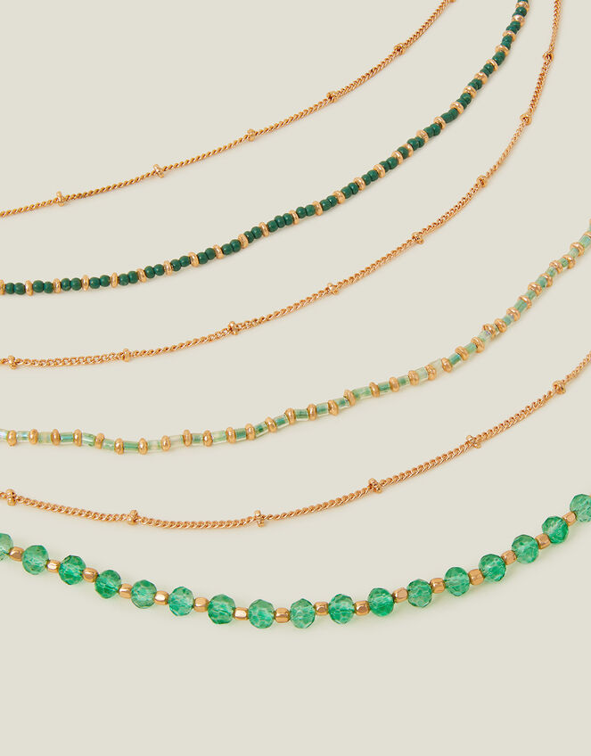Layered Beaded Necklace, , large