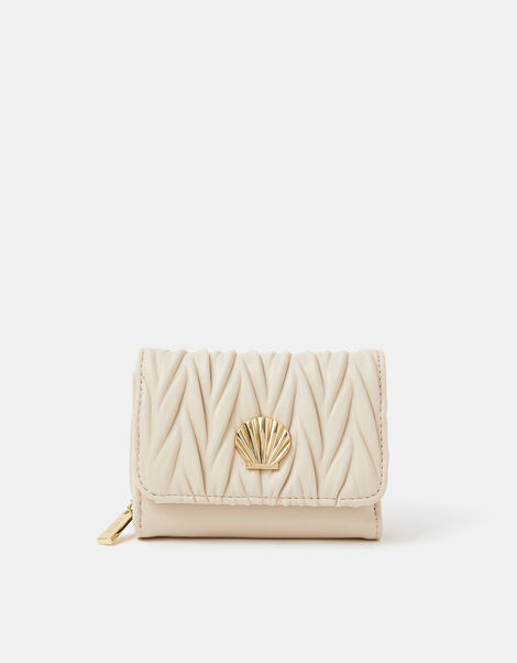 Shell Tri-Fold Purse, , large