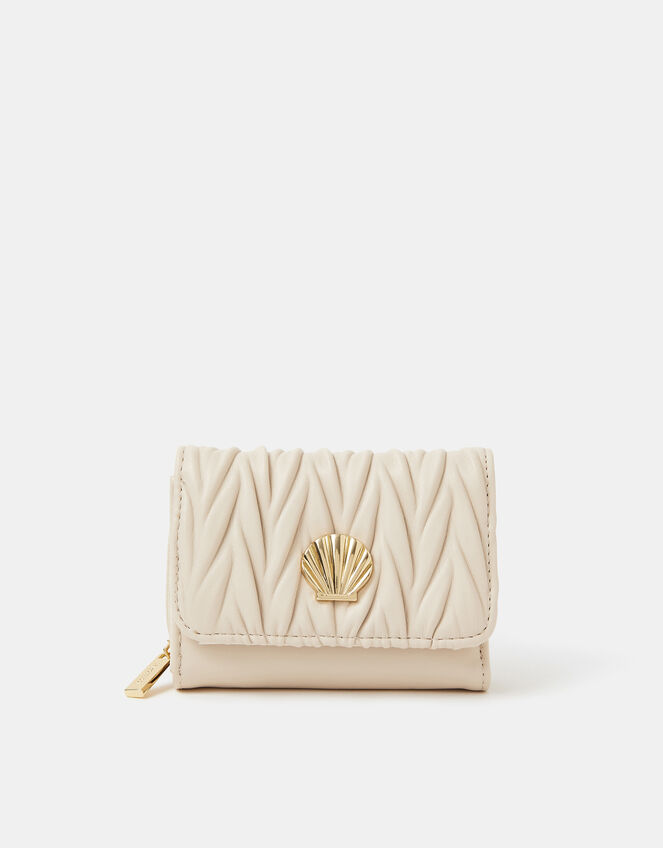 Shell Tri-Fold Purse, , large