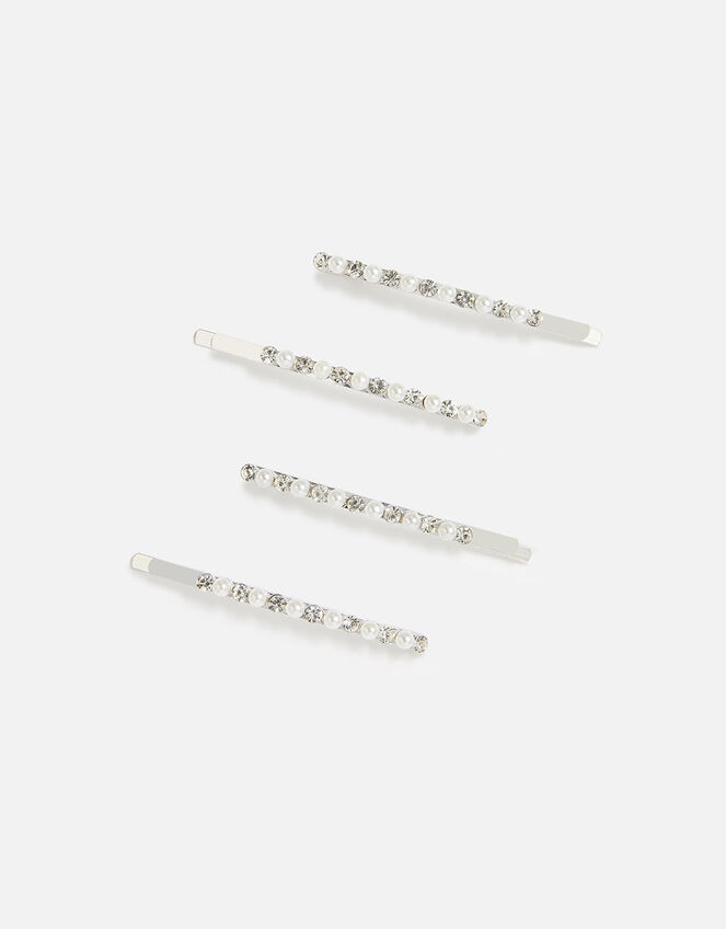 BRIDAL Pearl and Diamante Hair Slides Hair clips Accessorize Global