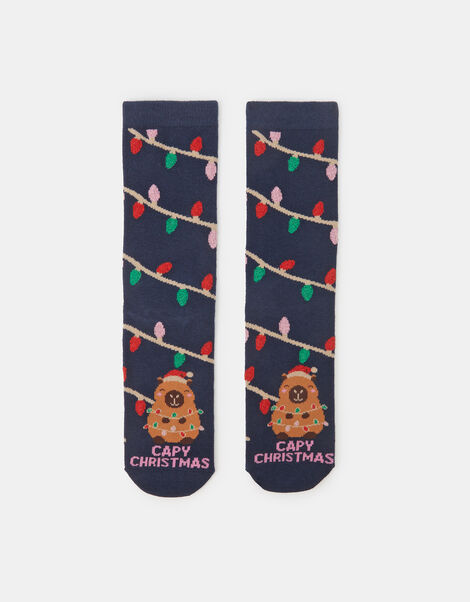 Capybara Christmas Socks, , large