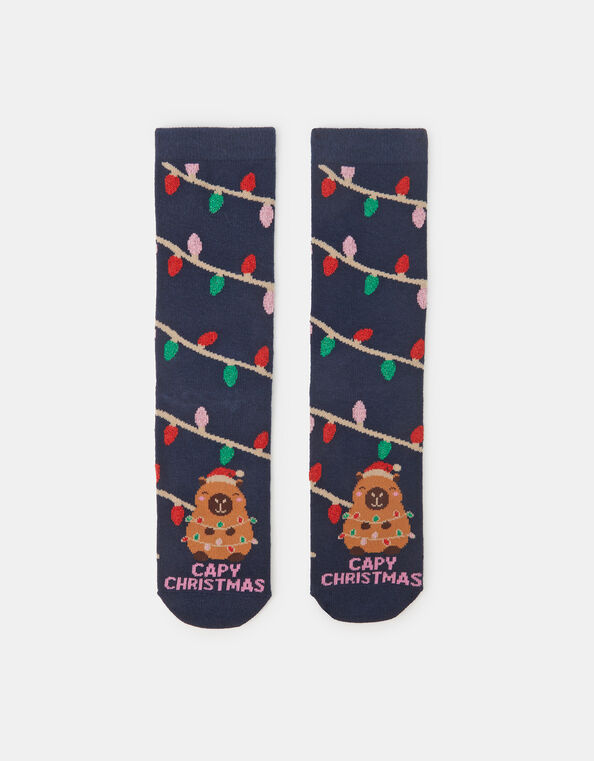 Capybara Christmas Socks, , large