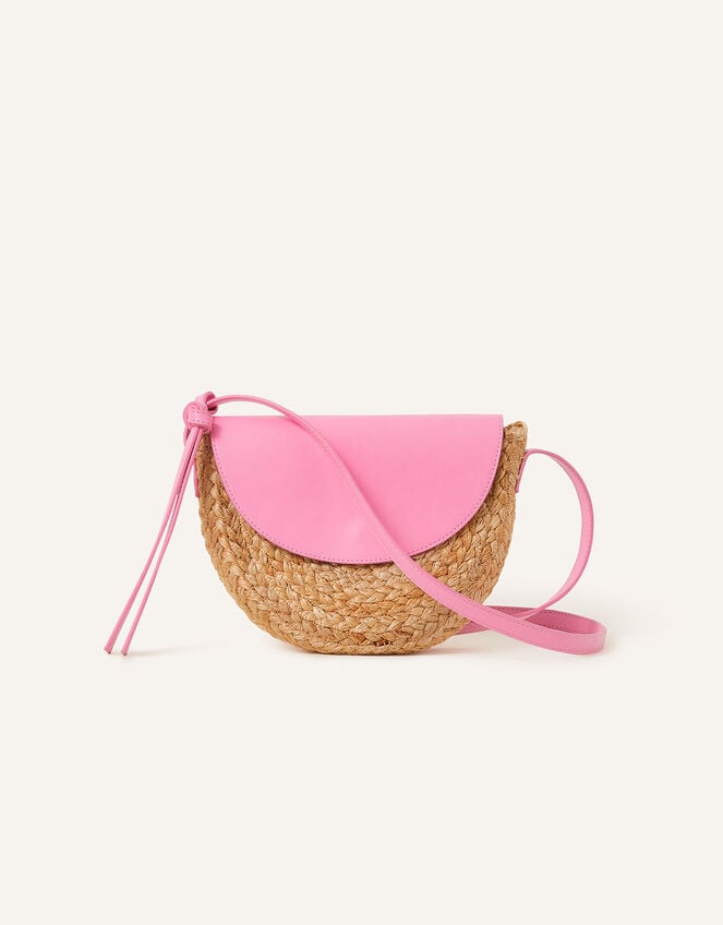 Jute Flap Cross-Body Bag, , large