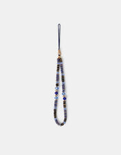 Beaded Disc Phone Strap, , large
