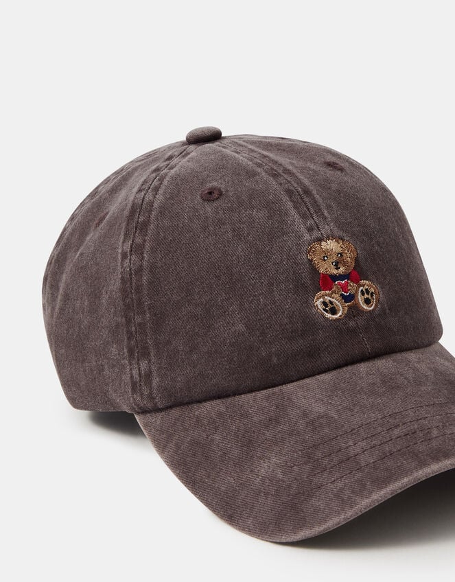 Teddy Bear Denim Cap, , large